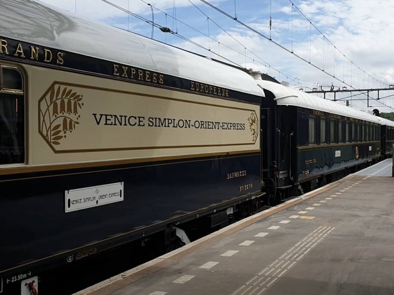 De historische Orint Express komt vandaag weer naar Amsterdam toe. (Foto: Treinenweb.nl)