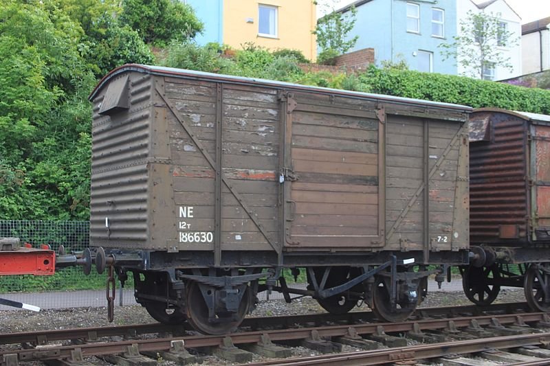 Een voorbeeld van een oude wagon van de Britse LNER. Dit is niet de besproken wagon uit het artikel. (Foto: Geof Sheppard)