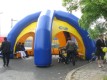 De nieuwe opblaasbare ProRail tent
