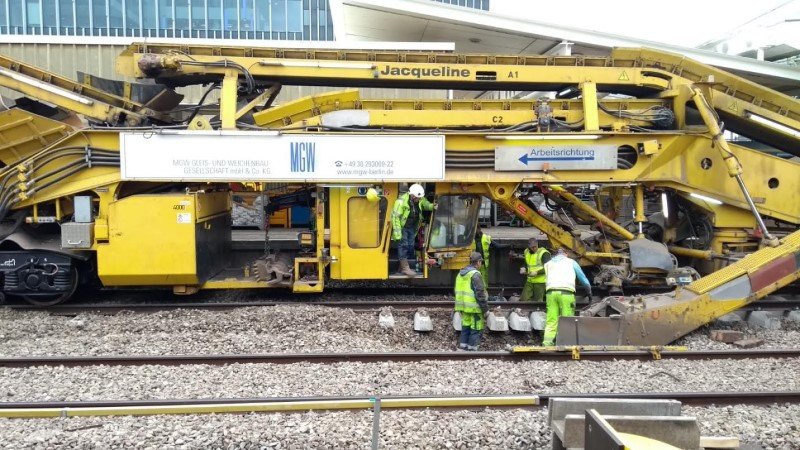 Dit jaar vinden er 34 grootschalige werkzaamheden plaats aan het spoor. (Foto: Lex Langhorst)