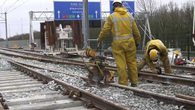 Komend weekend vinden er werkzaamheden plaats rondom Amsterdam Centraal (Foto: Prorail)