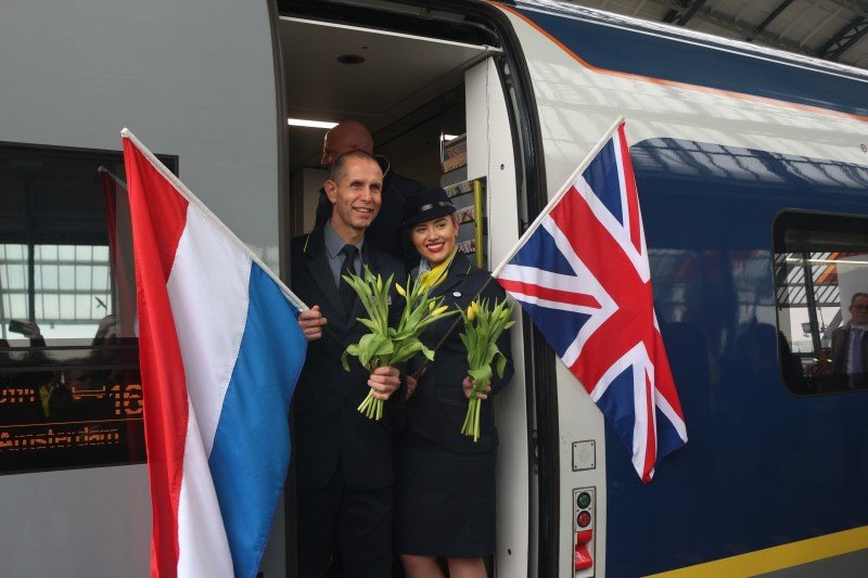 De Eurostar rijdt vanaf 26 oktober direct naar Londen vanaf Amsterdam en Rotterdam (Foto: Treinenweb)