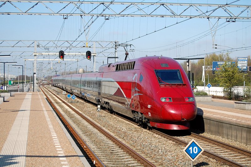 Sinds deze week zullen er weer meer Thalys-treinen gaan rijden  (Foto: Bart)