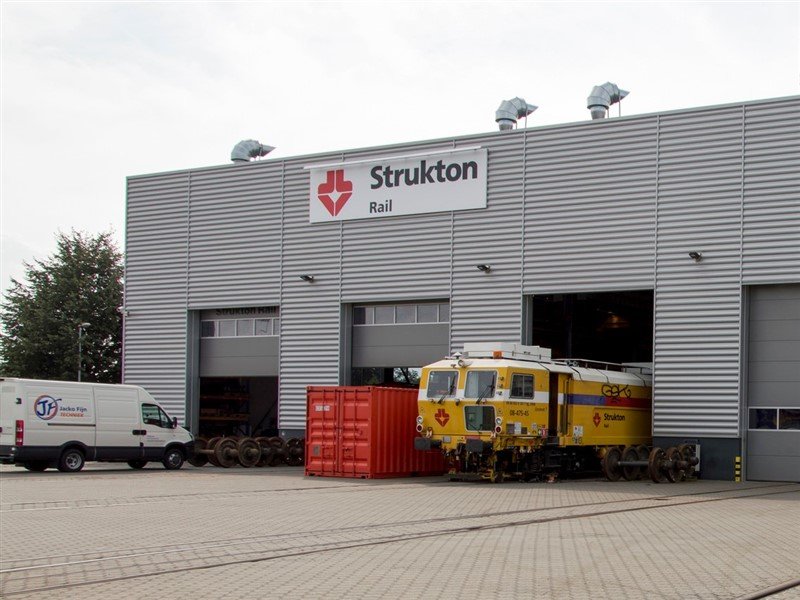 De werkplaats van Strukton Rail in Zutphen (Foto: Rob Dammers)