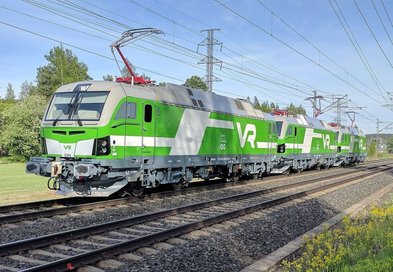 Drie Vectrons voor de Finse spoorwegmaatschappij VR (Foto: Petjato)
