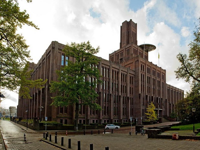 Het hoofdkantoor van ProRail 'De Inktpot' in Utrecht (Foto: Johan Bakker)