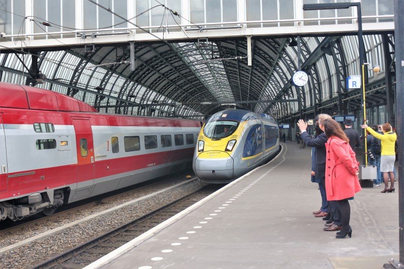 De EU heeft het sein gegeven voor de voortgang van de fusie van Thalys en Eurostar. (Foto: Treinenweb)