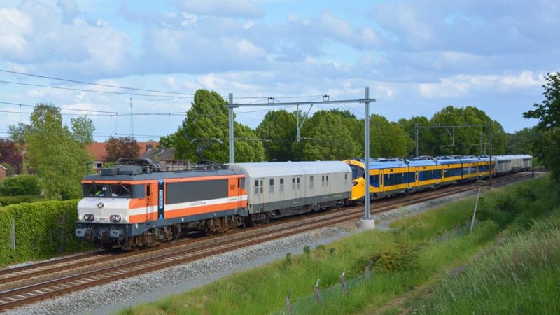 De ICNG onderweg naar de werkplaats (Foto: Martin Horsting)