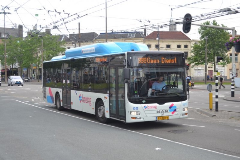 Een bus van Breng, onderdeel van Connexxion (Foto: Alfenaar)