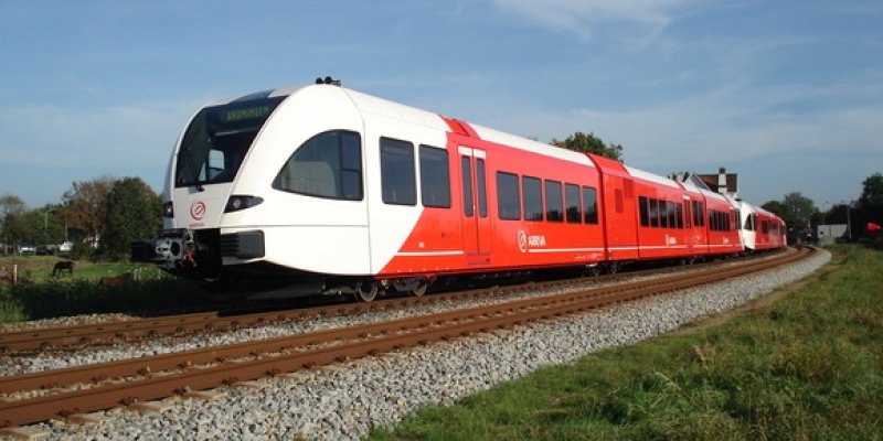 Het type trein die Arriva inzet in Gelderland. (Foto: Stadler)