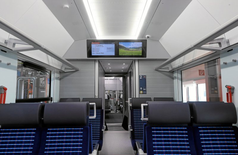 Het interieur van de Capricorn trein (Foto: Stadler RhB)