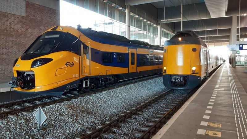 De ICNG-trein is binnenkort te bewonderen voor het publiek. (Foto: Robert de Bie)