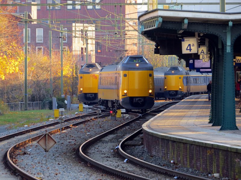 NS laat vanaf 7 november minder treinen rijden vanwege tekort aan personeel. (Foto: Rob Dammers)