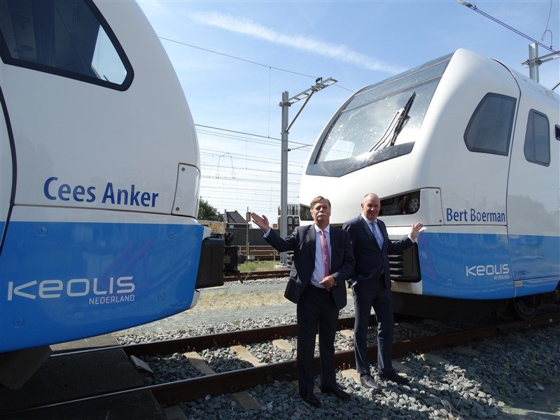 De presentatie van de namen in augustus 2019 (Foto: Keolis)