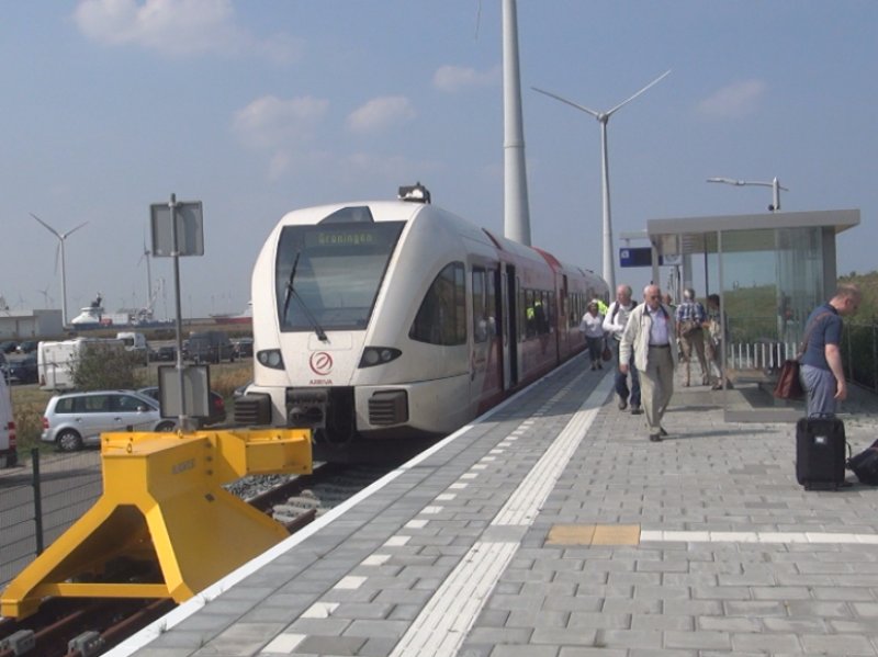 Hoe station Eemshaven met Borkum verbindt