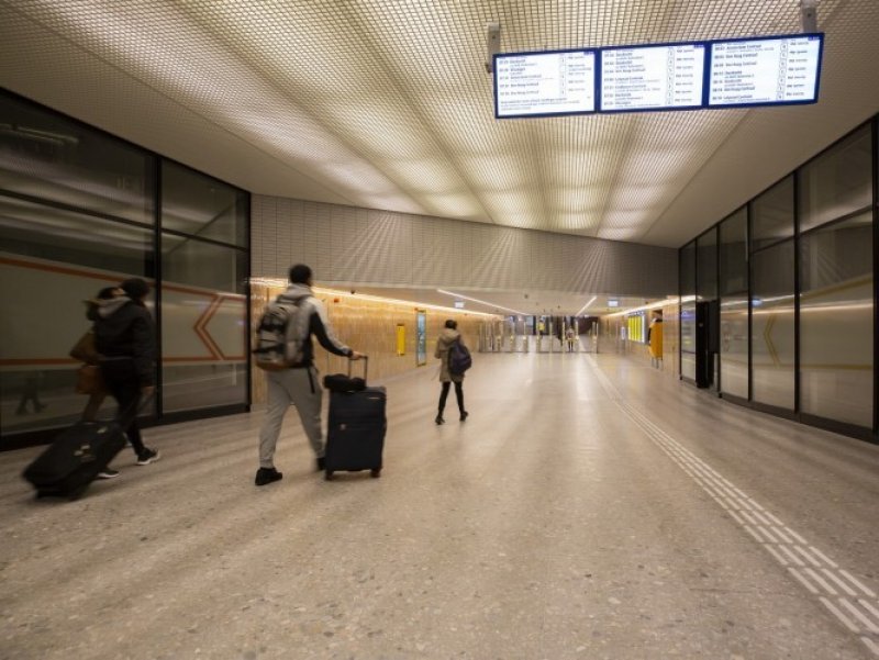 De vernieuwde reizigerstunnel (Foto: NS / Henritte Guest)