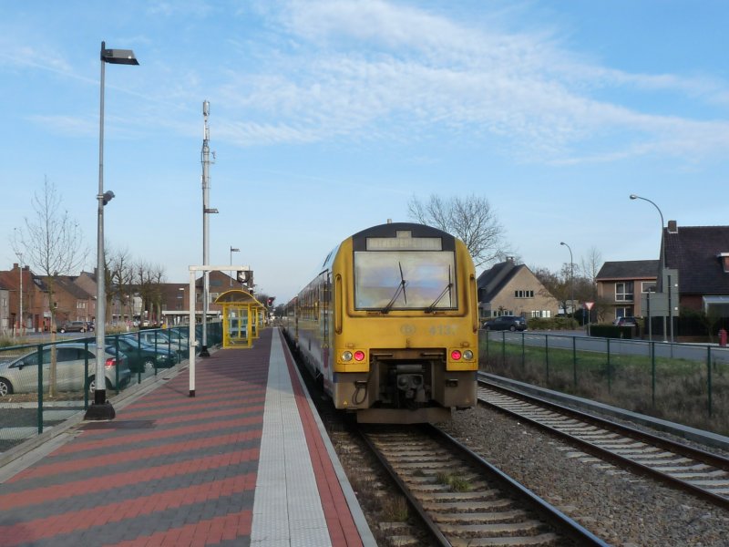 Het station van Hamont in Belgi. (Foto: Smiley.Toerist)