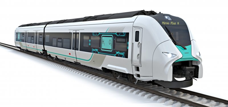 De Siemens Mireo waterstoftrein (Foto: Siemens)