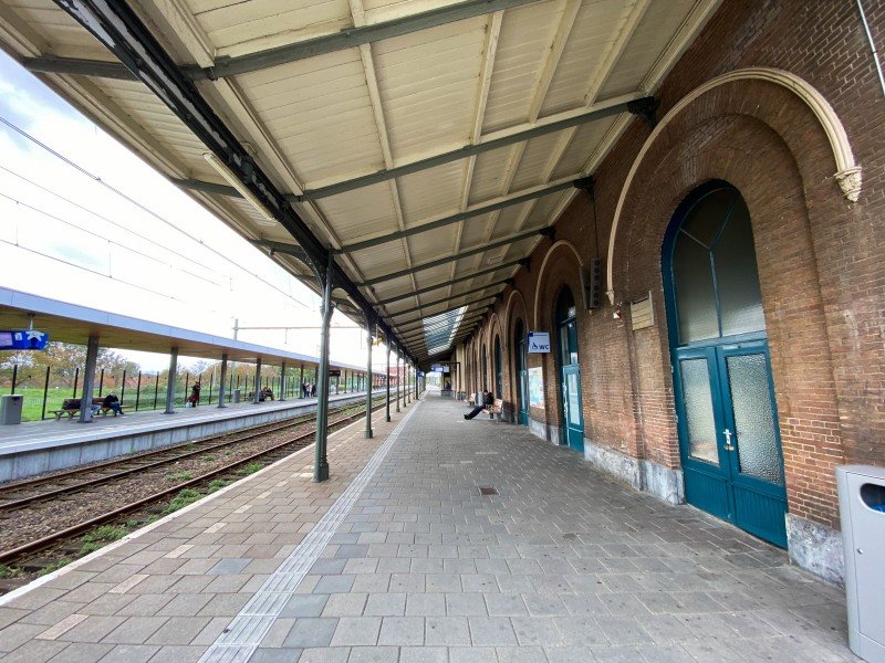Het perrom van station Middelburg (Foto: NS)