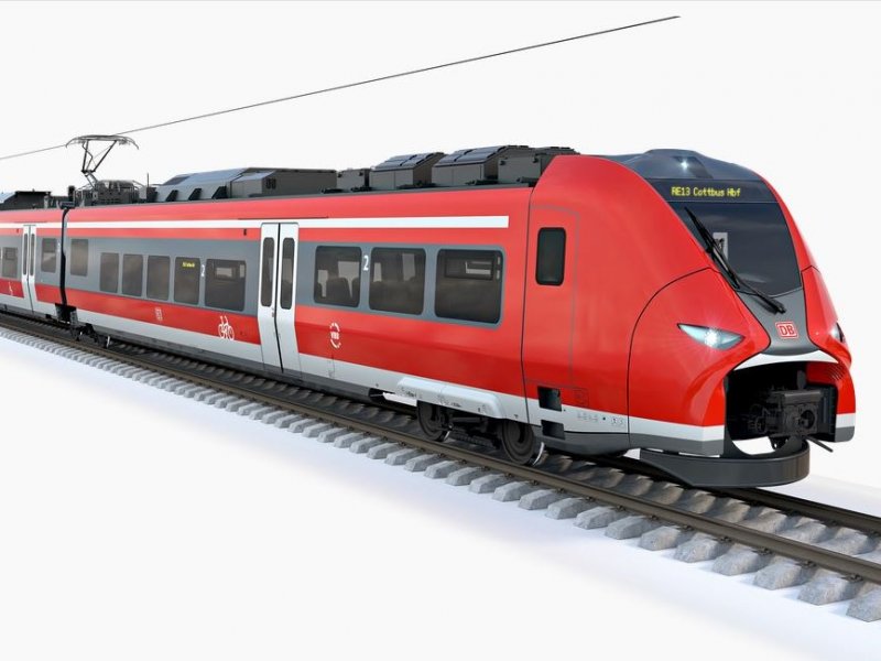 De Mireo getooid in rood DB-Regio uiterlijk (Foto: Siemens)
