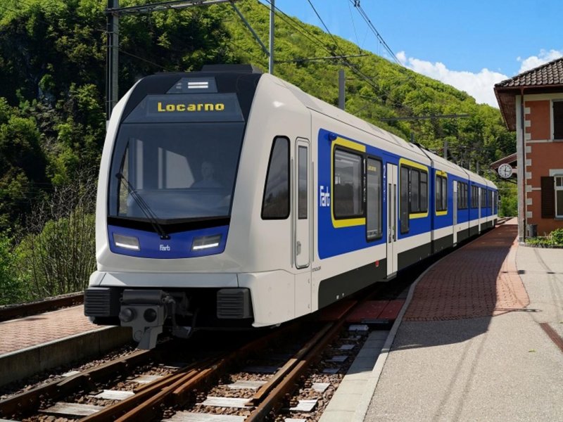 De nieuwe treinstellen voor de Centovallibahn (Foto: Stadler)