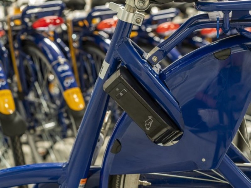 Het nieuwe slimme OV-fiets slot (Foto: NS)