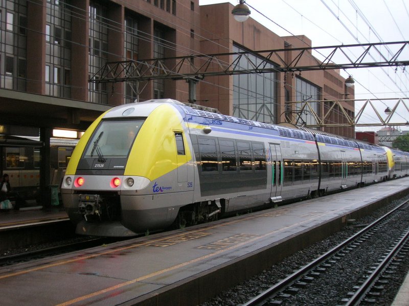 Een trein uit de ACG-serie op station Gare de Lyon-Part-Dieu (Foto: Vincent Babilotte)