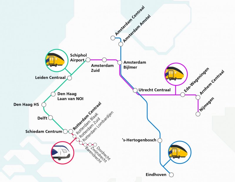 De nieuwe tien-minuten-treinen van NS