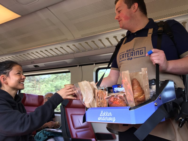 De nieuwe versie van de railcatering vanaf 2019. (Foto: NS)