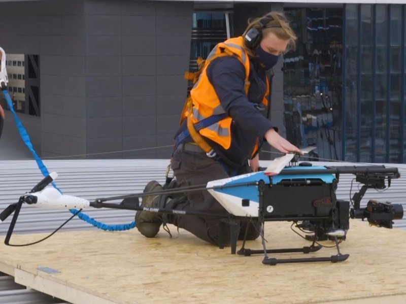 De drone met de naam Sarah die een 3D-scan van Utrecht Centraal maakt 