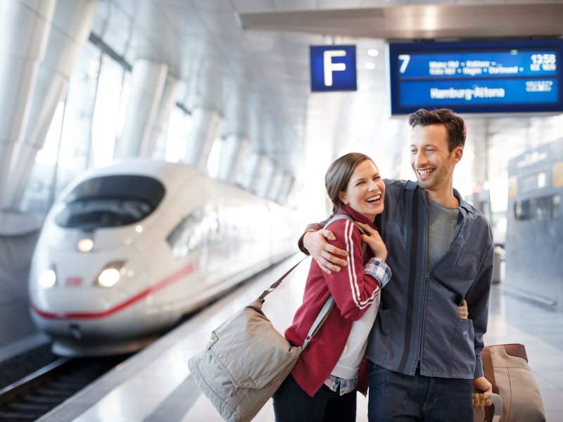 Lufthansa en DB presenteren nieuwe trein-naar-vlucht diensten (Foto: Lufthansa)