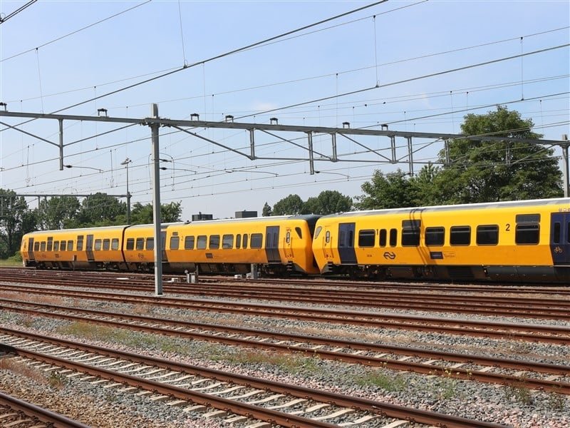 De stellen tijdens het NS-tijdperk waarin ze reden. (Foto: Treinenweb)