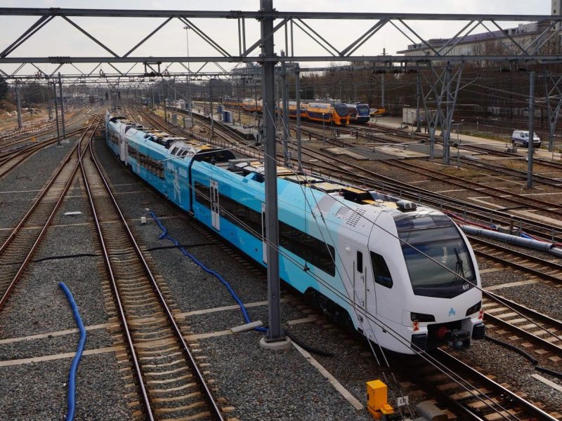 De WINK tijdens een overbrenging op station Zwolle (Foto: Reinhard Abt)