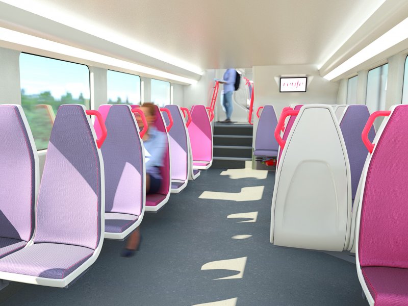 De benedenverdieping van de trein (Foto: Alstom)