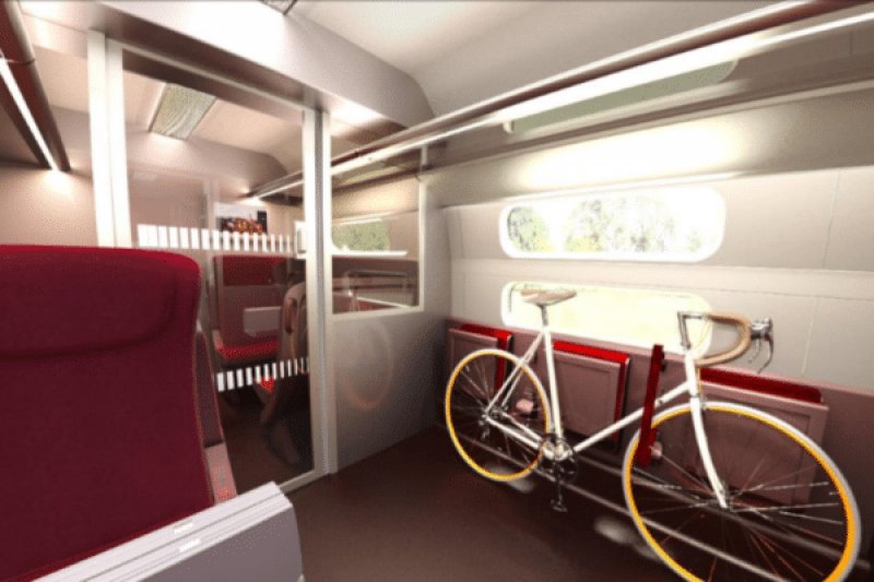 De nieuwe ruimte om fietsen te stallen. (Foto: Thalys)