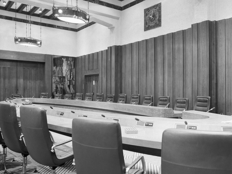 De vergaderzaal in De Inktpot (Foto: Rijksdienst voor het Cultureel Erfgoed)