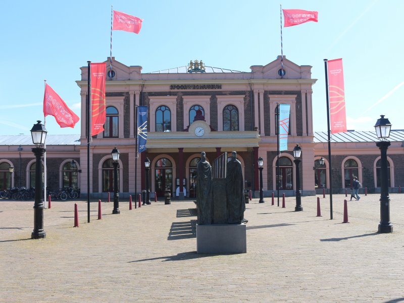 Het treinverkeer naar het Spoorwegmuseum is tijdelijk stilgelegd vanwege veiligheidsproblemen. (Foto: Treinenweb/Clayweb)