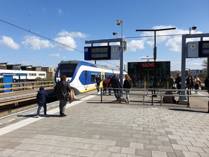 Het station van Zandvoort moet 10.000 reizigers per uur aankunnen (Foto: )