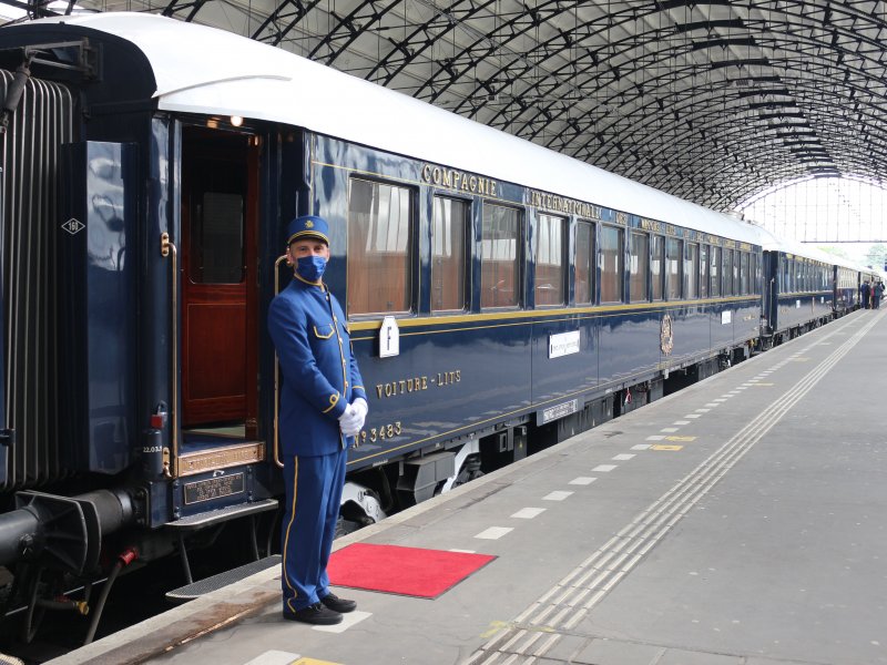 Een foto van vorig jaar toen de trein in Haarlem stond. (Foto: Treinenweb.nl)