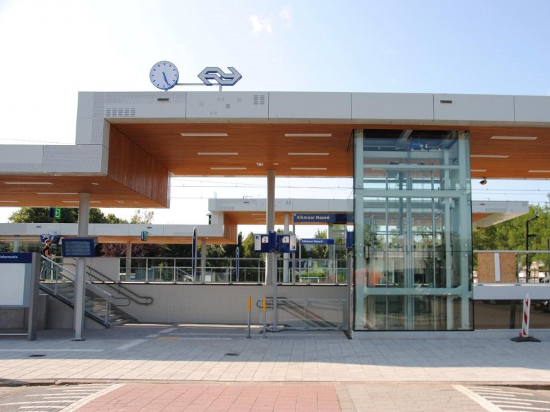 Het vernieuwde station van Alkmaar Noord (Foto: Thomas van der Meer)