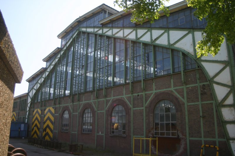 De locomotiefloods in Roosendaal. (Foto: Rijksdienst voor het Cultureel Erfgoed)
