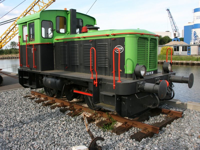 De oude Deutz locomotief die overgenomen zal worden (Foto: Roel Hemkes)