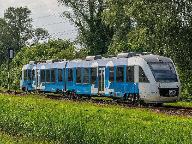 Een LINT op het traject tussen Zutphen en Oldenzaal. (Foto: Rob Dammers)