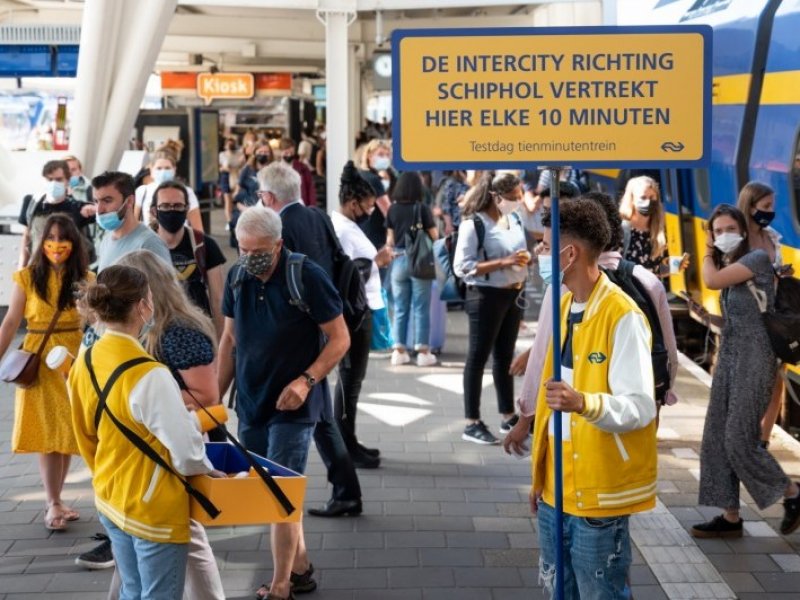 De proef met de tien-minuten intercity is tot nu toe goed verlopen. (Foto: NS)