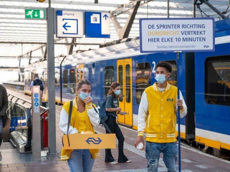 De proef met de tien-minuten sprinter is tot nu toe goed verlopen. (Foto: NS)