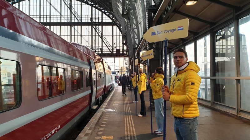 De inhuldiging van de Thalys 'Ruby' (Foto: )