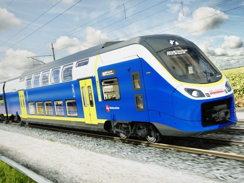 Eerste Coradia Max voor Duitse LNVG rolt de fabriek uit - Treinenweb