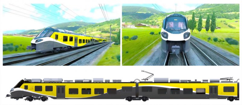 De nieuwe Coradia Stream voor Ferrotramvaria (Foto: Alstom / Ferrotramviaria)