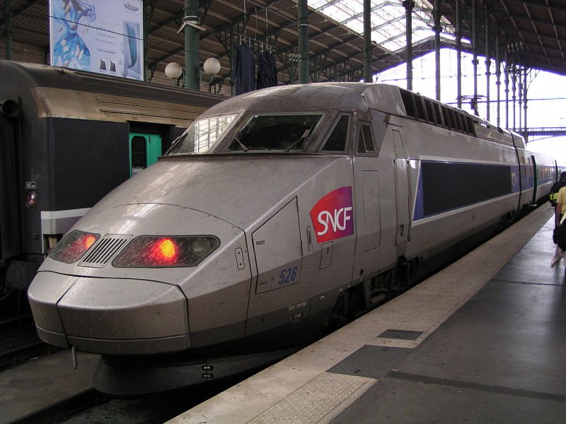 De TGV-R 526 op Paris gare du Nord (Rechten: Phill Scott)
