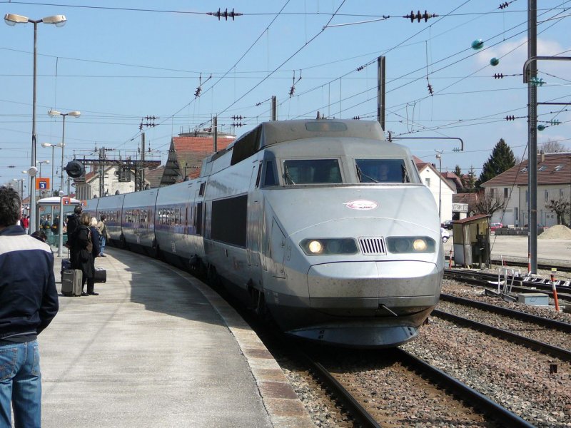 Een TGV Sud-Est op station Cisalpino (Rechten: Vincent de Morteau)